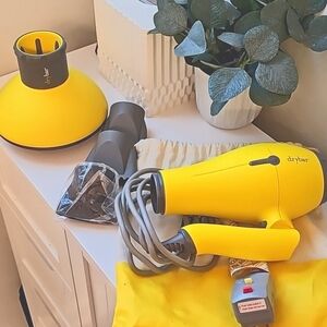 Drybar Baby Buttercup Travel Blow-Dryer with 4 attachments